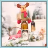 Christmas Decorations Christmas Wine Bottle Cap Set Er Decorations Hanging Ornaments Hat Xmas Dinner Party Home Table Decoration Sup Dheax