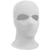 Motorcykelkläder Winter Balaclava 2 Håls full ansiktsmask Cap Stick Shield Outdoor Riding Ski Mountaineering Head Cover