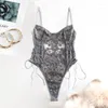 Bustiers & Corsets Sex Underwear Beha Sexy Lingerie Corset Women Bustier Transparent Band Jumpsuit Charming Erotic Corselet