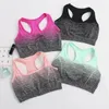 Йога наряд женщин спортивный бюстгальтер Top Ladies Brassere Bras Crop Fitness Pitness Vest Strant Shaper Laked The Push Up