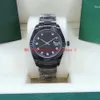 5 Star Super Watch Nieuwe stijl 41 mm Datejust 116314 Black Roman Dial Sapphire Men Watches Automatic Mechanical Movement roestvrijstalen polshorloge