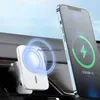 Snel opladen 30W magnetische draadloze laders Auto -mount Air Vent Phone Stand Mini Qi Laadstation voor iPhone 12 13 14 Pro