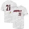 American College Football Wear Custom College Louisville Baseball Jersey Jack Payton Christian Knapczyk Logan Beard Isaac Humphrey Ben Metzinger Bianco Cameron M