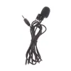 Microphones 3.5mm Mini Studio Voice Microphone Clip للكمبيوتر الشخصي Desktop Notebook 1.5m العلامة التجارية و Play عالية الجودة