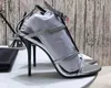 5699220 Sandales 10cm Cassandra High Heel Sandal Patent Le cuir Slippers Chaussures pour femmes Taille 34-41 Fendave