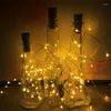 Saiten 20 Stück Flaschenverschluss LED Kupferdraht Lichterketten Luces de Navidad Fee Hochzeit Party Weihnachtsdekorationen Urlaubsbeleuchtung