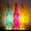 Str￤ngar 20 st flaskstoppare led koppartr￥dslampa str￤ng fairy br￶llop fest juldekorationer semesterbelysning luces de navidad