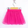 Stage Wear 2022 Est Enfants Tutu Jupe Mignon Bébé Enfants Ballet Party Tulle Pour Danser Rose Fille Danse