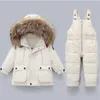 Down Coat garçon bébé enfants costume de neige épaissir chaud doudoune infantile pardessus manteau d'hiver enfant en bas âge fille vêtements parka enfants vêtements 221028