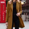 Women's Trench Coats Thermal Great Anti-wrinkle Lady Coat Thick Spring Pockets For Work