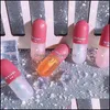 Brillant à lèvres Fit Couleurs Mini Capse Forme Brillant À Lèvres Hydratant Transparent Colorchangeant Lipgloss Huile Lèvres Dodues Maquillage Cosmétique Goutte Dhaof