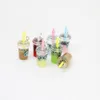 매력 21X RESIN KAWAII 3D 우유 차 아이스크림 커피 커피 프라푸치노 컵 매력 모방 식품 펜던트 보우리 발견 낙하 2 SMTHY