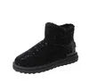 Snow Boots Women's Watherproof و Anti-Skid Winter 2022 أحذية قطنية خبز حذبة جديدة من الفخامة للطلاب