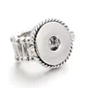 Braccialetti con ciondoli Fashion Snap Ring Jewelry Fai da te Adustable Snaps Button per le donne Fitting Zh021 Drop Delivery 2022 Smtov