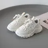 Кроссовки детские сетчатые дышащие весенне-осенние детские повседневные туфли с мягкой подошвой школьные спортивные для мальчиков и девочек 221028