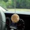 Decorazioni interne blingbling specchietto retrovisore sfera ornamento strass auto veicolo ciondolo auto