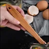 Outils de g￢teau outils de No￫l g￢teau manche en bois cuisine fondant cr￨me spata sile beurre gratte