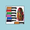 Brosses À Cheveux Nouveaux Cheveux Temporaires Craie Couleur Peigne Dye Salon Party Fans Cosplay Outil Mode Unisexe Peignes Drop Delivery 2022 Produits Dhzbj