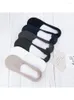 Erkek Çoraplar 3 Farlar Erkekler Yaz Buz İplik Görünmez Set Düşük Kesim Nefes Alabilir Katı Kısa Siyah Gösteri Hediyesi Kaymaz Silikon Pamuk