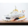 2022 Dirty Dad Shoes Triple S Track Trainers Nytt mode Clunky Män och kvinnor Designer Svart Orange Dam Walking Paris Skostorlek 36-44 med B-bokstäver X28