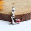 Charms New Cute Red Cat Heart Pendant Suitable For Original Pandora Charm Diy Bracelet Necklace Accessory Women Jewelry Making Drop Smtxi