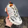 2023 أحذية غير رسمية Triple S Track 3.0 Sneakers شفافة النيتروجين الكريستالية الخارجي الأحذية الرجال المدربين النسائيين الأسود الأبيض الأخضر الحجم 35-45