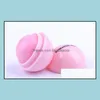 Lip Balm Cute Round Ball 3D Fruit Mouth Beauty Natural Moisturizing Lips Care Balms Lipstick Heal Dhi8U4084218