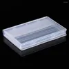 Nail Art Kits 20 Slots Storage Box Plastic display voor boorbitbestanden Acryl Clear Holder Elektrische machine Burrs Manicure Accessoire