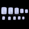 False Nails Wholesale 500 PCS 자연 /흰색 /투명 아크릴 허위 가짜 인공 발가락 손톱 네일 아트 장식용 팁 Shippi DHPFK