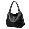 Black Women Handbag Female Shoulder Bags Large Capacity HBP Good Quality Soft Leather Casual Totes Bag Big Ladies Bucket Bags G220422