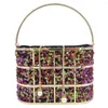 Borse da sera Boutique De FGG Bling Paillettes Donna Secchiello in metallo Pochette Borse a tracolla a catena Borsa a tracolla da cocktail