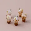 Charms 26x 만화 3D 수지 아이스크림 DIY 제작 펜던트 목걸이 귀여운 귀걸이 수제 팔찌 드롭 배달 2022 SMTKB