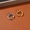 Ins nischdesign metall liten ring skruv Back Ear Benklämma Man och kvinnlig neutral hål Hål Cochlear Clip Enkla modesmycken