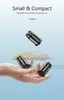 CC156 4.8A Cargador de coche USB dual Cargadores rápidos Mini cargador de metal para iPhone Huawei Xiaomi Samsung Pantalla de luz LED