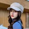 Berets Solid Autumn Winter Hats For Women Plain Octagonal Sboy Cap Men Ladies Casual Girls Hat Beret Painter