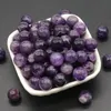 Natural 8/10/16/18/20mm de bola não porosa sem orifícios Chakra Chakra Gray Agate Gemstone Sphere Collection Cura Reiki Decor Bolas de pedra Bolas