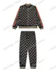 xinxinbuy men designer coat jackets sets jacquard letter fabric color color webbing long sleeve women red black khaki blue xs-2xl