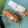 حقيبة الكتف الصغيرة حقيبة يد رفرف كروس كبرس ، matelasse حقيقية جلدية هندسة نسيج كلاسيكي طباعة جول