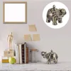 Lampade di fragranze 1pc Metal Craft Elephanting Modeling Incenso Burner Stufa creativa