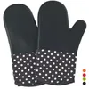 Oven Mitts 1Pcs Heat Resistant Silicone Kitchen Gloves Thicker Cooking Glove Microwave