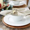 Napkin Rings Five Pointed Star Ring Christmas Suitable For Holiday Parties Dinners Wedding Receptions Etc Drop Delivery 2022 Smt6P