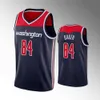 75th Anniversary Diamond Basketball Jerseys 2021/22 Stitched Men Bradley Beal Davis Bertans Thomas Bryant Rui Hachimura Statement Navy Custom