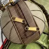 Ladies Fashion Casual Designe Luxury Ophidia Round Crossbody Shoulder Bag Handbag Messenger Bags an TOP 5A 574794 Purse Pouch