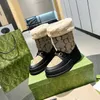 Botas femininas de luxo italianas camurça estrelas com fivela de fundo grosso sapatos designer de couro de diamante inverno ao ar livre para baixo pano neve quente botas Martin 35-41