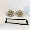 Designer Double G Earring Pearl Crystal Stud Tassel Earrings Women GGity Internet Celebrity Studs Earing Female Jewelry Fashion jewellery dfsgfg
