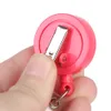 Sleutelringen creatief 360 ° rotatie intrekbare badge reel verpleegster display id naam kaart metaal houder antilost clip kantoorvoorraad drop del smtxa