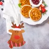 크리스마스 장식 새해 Chirstmas 식탁 홀더 나이프 포크 칼날 스푼 가방 홈 디너 테이블 장식 Navidad Drop Deli Smtwn