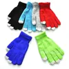 Candy color touch screen gloves Party Favor Winters keep warm knitting-gloves Winter cold proof Five fingers glove T9I002145