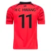 2022 Camisas de futebol da Coréia do Sul Men Kit Women #7 H M Son Seleção nacional Hwang Lee 22 23 Uniformes 2023 Camisas de futebol coreanas 2002 Retro Longa Longa Lar