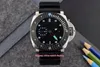 Отличные мужские часы Black Dial Top качество 47 -мм погружение 799 00799 Дизайнер из нержавеющей стали смотрит на сапфировые стеклянные механические автоматические мужские наручные часы